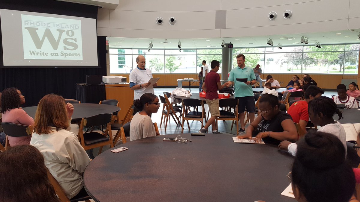 MarielleEmet's tweet photo. Proud of all our scholars and Mr.Ricci #writeonsports #summerlearning #joy @JoySouza2 @chiachess @RISchoolLeader @BVPrep @PhysEdLaskowski https://t.co/y7Ig7cEHH8