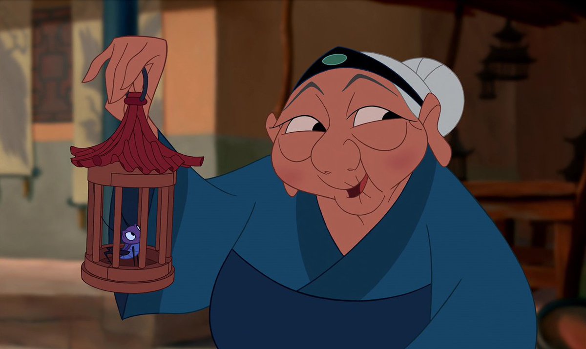 DisneyAnimation's tweet photo. I love everything I do with all of the parts that I do because there's a little bit of me in all of them. #JuneForay voice of Grandmother Fa https://t.co/3eaSa1wSty