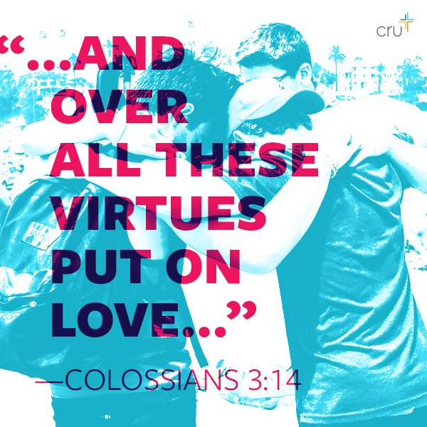 CruHighSchool's tweet photo. Love binds us all together in perfect harmony. https://t.co/Iq4t3HMvpN