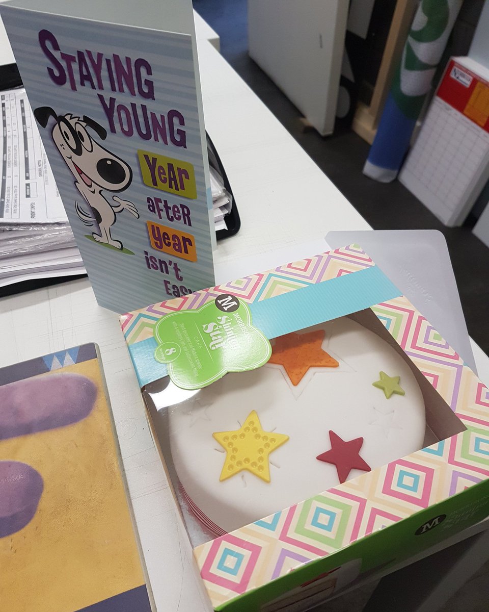 SPDDesignPrint's tweet photo. Nearly Friday folks. Hope you have all had a great week? 

Today we would like to wish our Production Manager John "Bon Jovi" McGlade 🎂🎈 https://t.co/3wYzNuTDGL