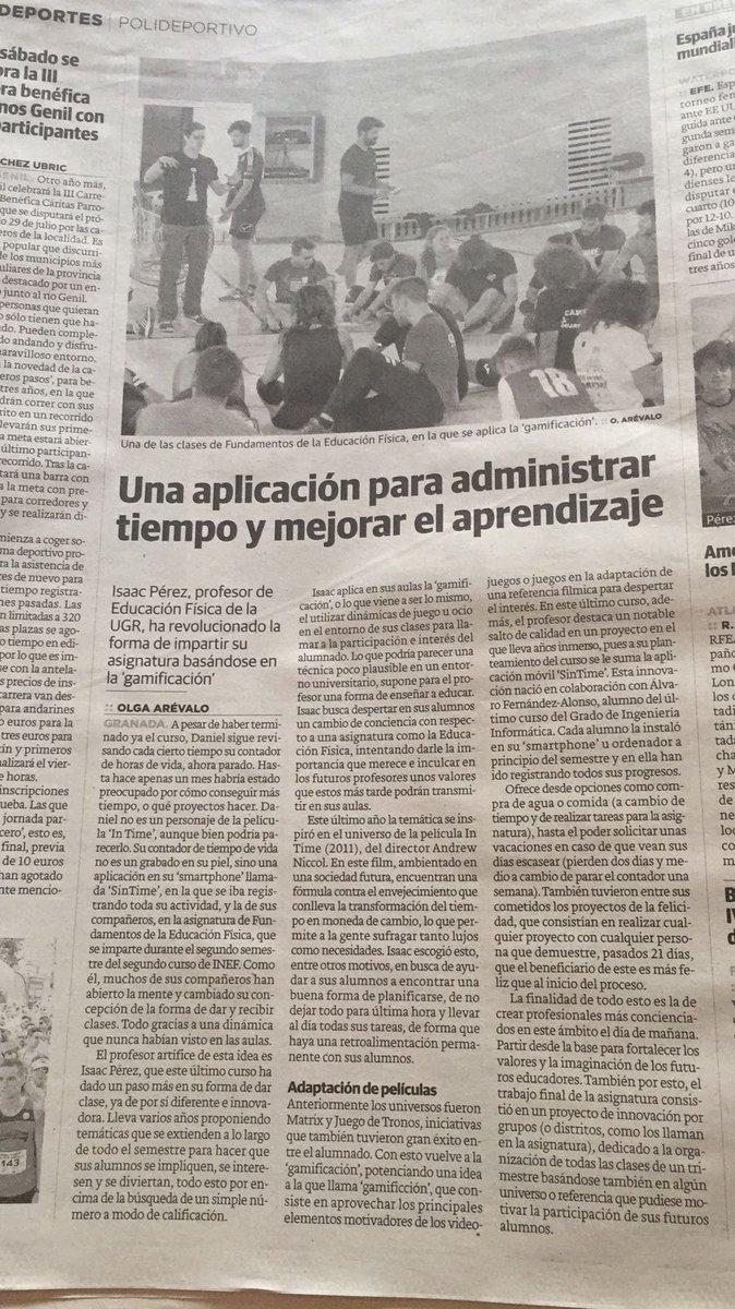 david_gs1's tweet photo. Casi 2 meses desde que finalizó pero #proyectoSinTime sigue teniendo repercusión en los medios!! https://t.co/yN53o2YuYg