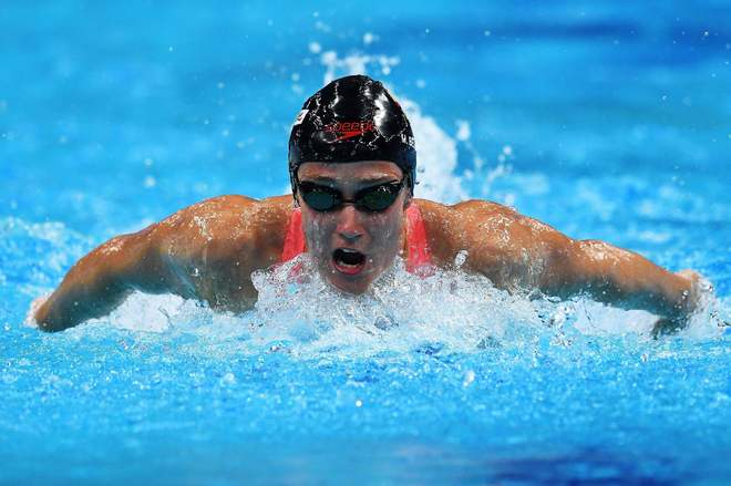elmundoes's tweet photo. #ÚltimaHora 🔴 Mireia Belmonte gana la medalla de oro 🥇 en los 200 metros mariposa de los Mundiales de Natación de Budapest 🥇 https://t.co/BBs4EGoKcX