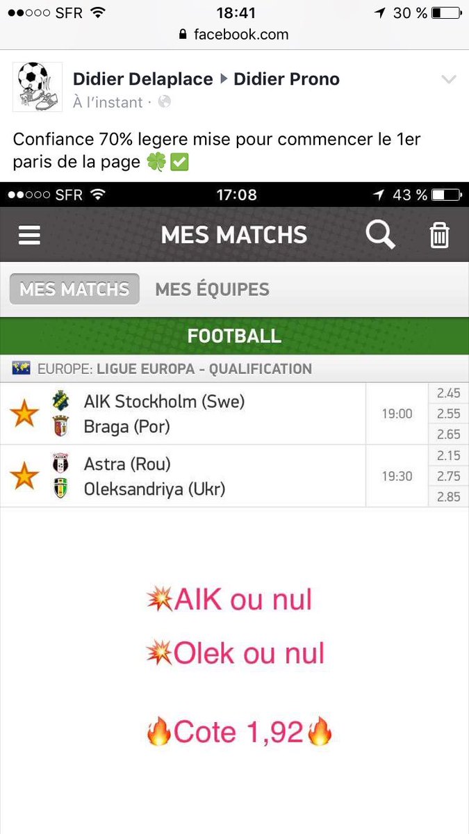 PronosRa's tweet image. Je partage ma page facebook , n'hesitez pas je prefere facebook