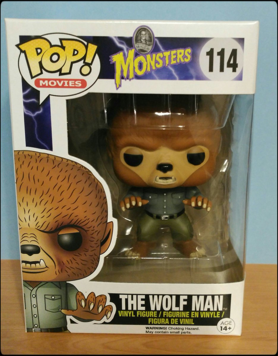maria_vidal's tweet photo. Colección #FunkoPopTerror: #TheWolfMan (#ElHombreLobo) #Monsters. Una figura con muchos detalles y que está muy bien hecha. 👌 https://t.co/ud5ld5ghUD