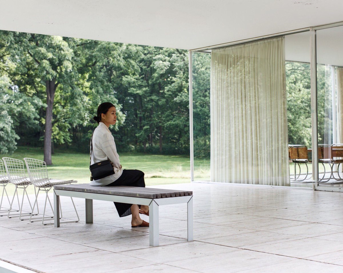 tbt to when i was contemplating life on a bench at farnsworth house. 📷: <a href="/rvstapleton/">Rich Stapleton</a>
