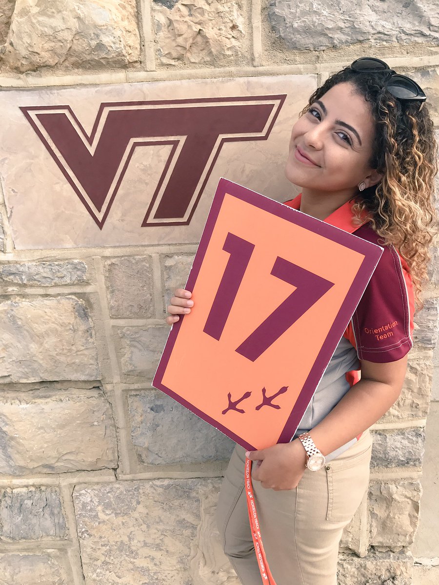 so_odds's tweet photo. Love ORIENTING the new Hokies!!! #2OL7 https://t.co/hVMfg5GFMA
