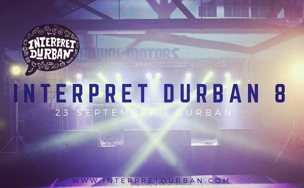 Mark your calendars we have just announced our dates for #ID8
September 23rd #interpretdurban