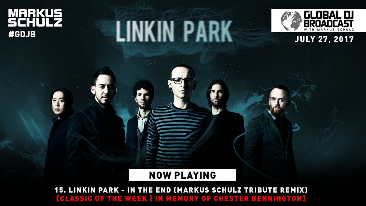 MarkusSchulz's tweet photo. 15. @linkinpark - In the End (Markus Schulz Tribute Remix) [Classic of the Week | In Memory of Chester Bennington] #gdjb https://t.co/pp1fyEu8v1