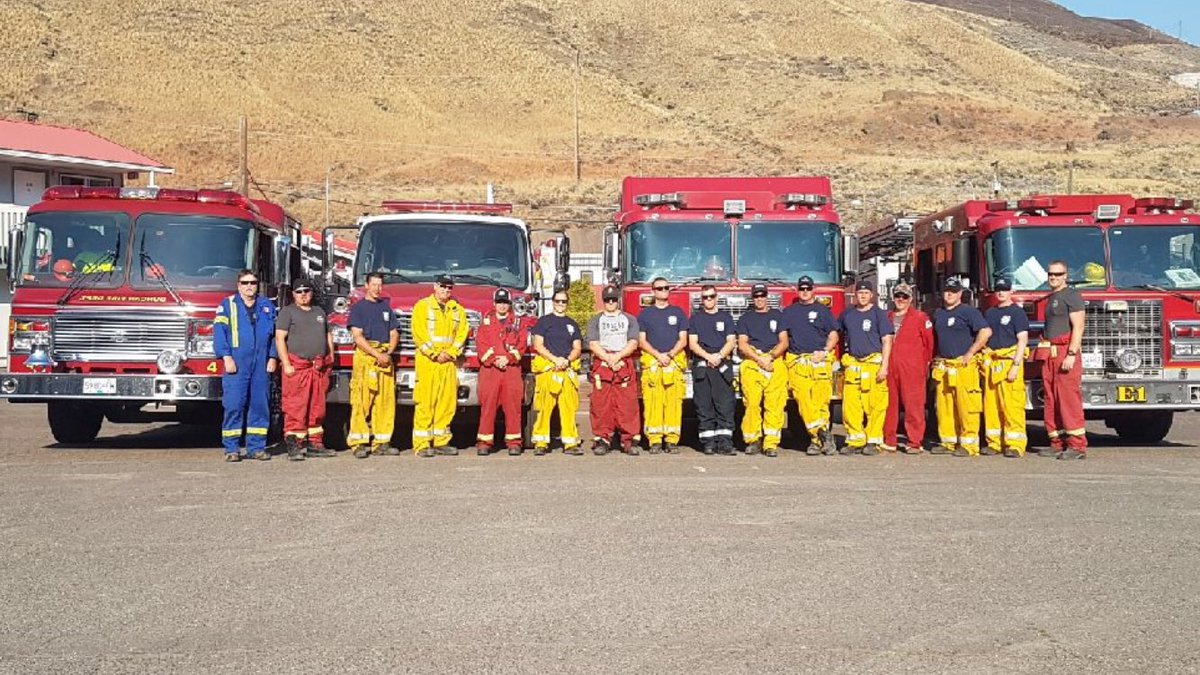 <a href="/IAFF323/">Burnaby Fire L323</a> <a href="/BurnabyFireDept/">Burnaby Fire</a> Second deployment to assist in the #BCwildfire Be Safe!@BurnabyFireDept <a href="/bcpffa/">BCPFFA</a> <a href="/IAFFCanada/">IAFF Canada Fire Fighters - Pompiers AIP Canada</a> <a href="/CityofBurnaby/">City of Burnaby</a>