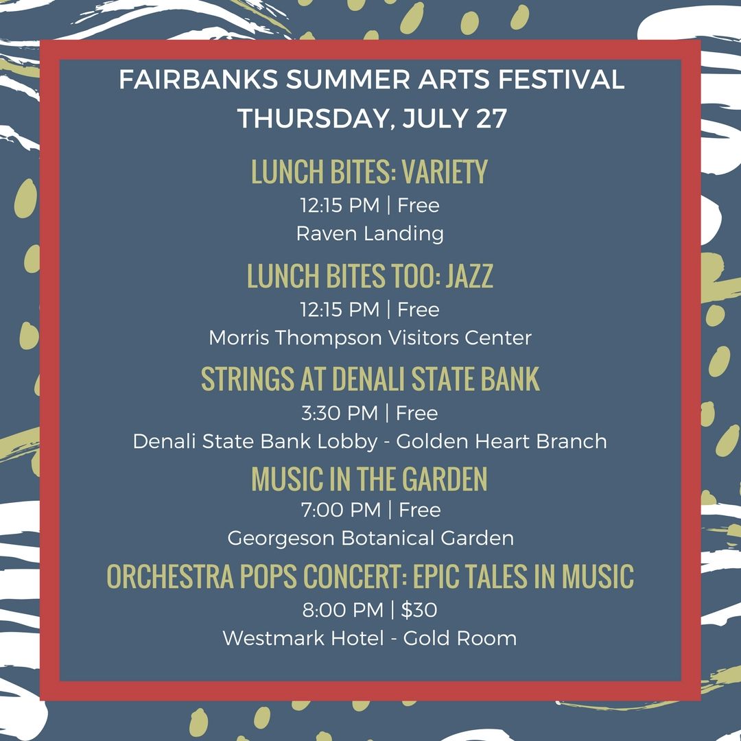 FSAF Events for Thursday, July 27