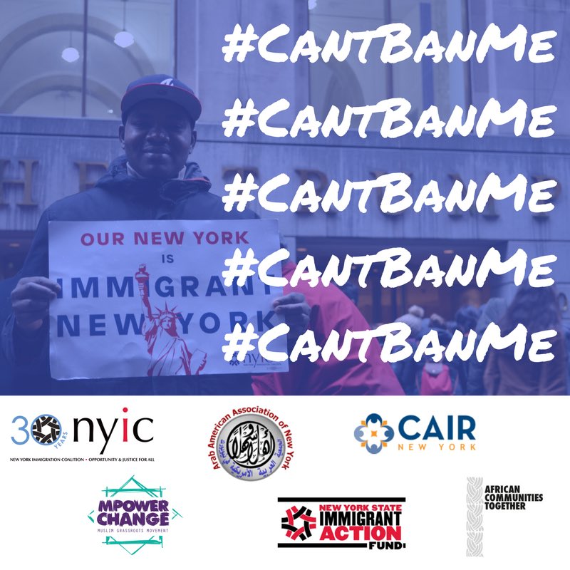 HeyItsMurad's tweet photo. I marched 6 months ago and I’m still marching today. I won’t stop fighting until there is #NoMuslimBanEver! #CantBanMe https://t.co/eAATE2EWor