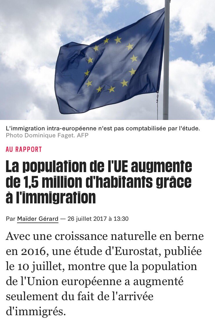 NicolasBay_'s tweet photo. Faisons le choix d'une politique nataliste plutôt que d'une immigration aux conséquences dramatiques pour notre identité et notre sécurité. https://t.co/hKcmQOqfch