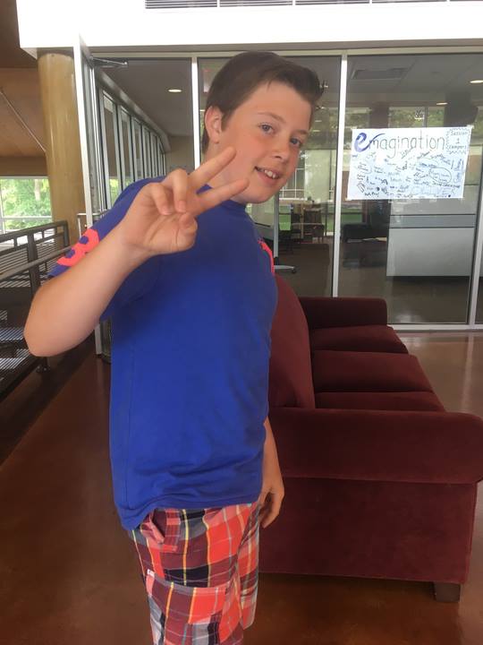 EmaginationCamp's tweet image. #CampSoundBites"I just got the LEDs to work with my robot in #Robotics &amp;amp; I'm excited to make it work for the obstacle course."#ComputerCamp