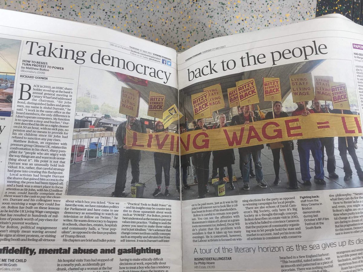 RitzyLivingWage's tweet photo. TAKING DEMOCRACY BACK TO THE PEOPLE in todays @standardnews ✊💘 https://t.co/8D8B9JLeM9
