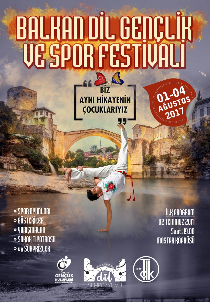 genckonfedTR's tweet photo. "BİZ AYNI HİKAYENİN ÇOCUKLARIYIZ" başlığı ile  "Balkan Dil Kültür Gençlik ve Spor Festivali" için Bosnalı kardeşlerimizle buluşuyoruz. https://t.co/kuzLMorHh0