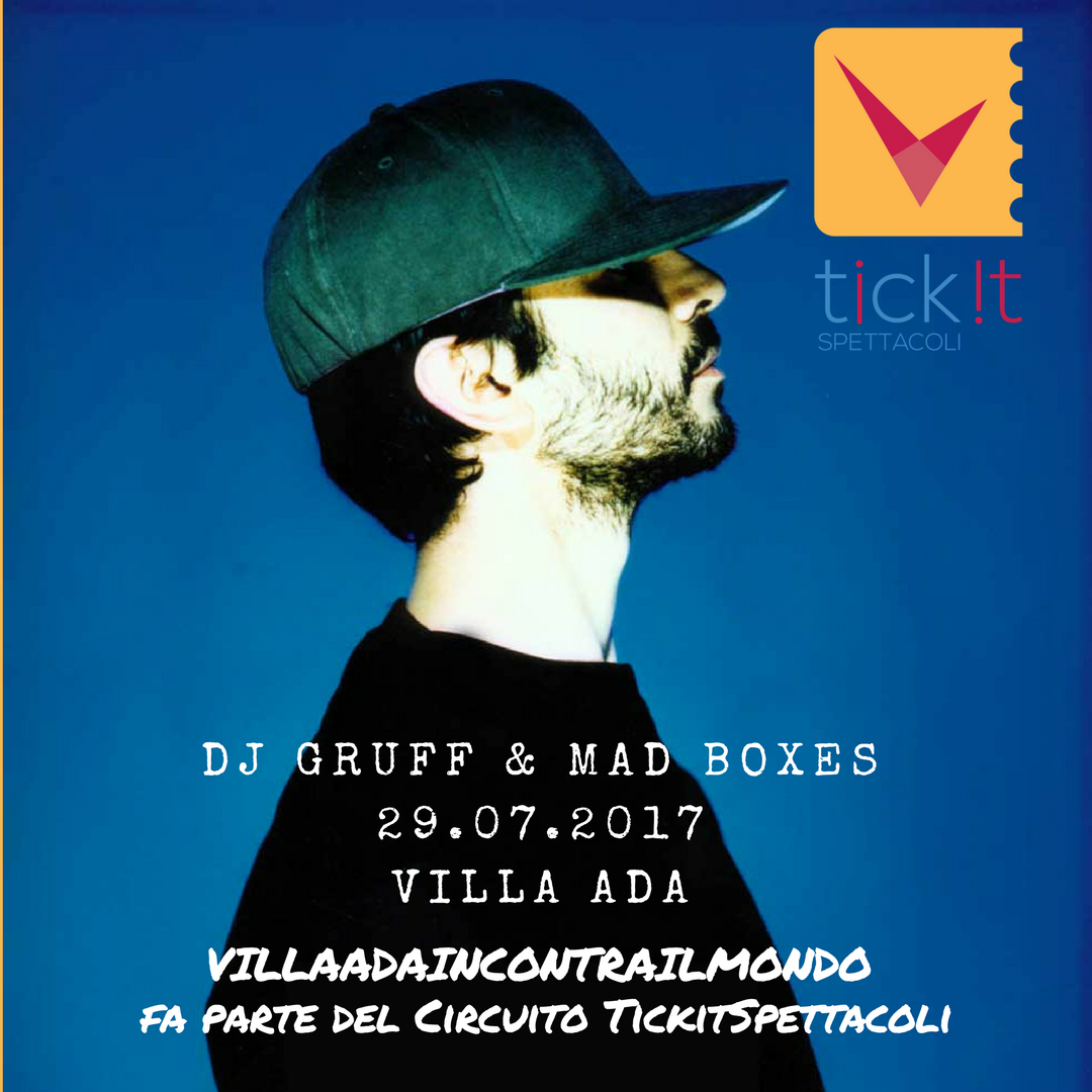 ArtiConnessione's tweet photo. #DjGruff stasera sul palco di #VillaAda2017 con #MadBoxes! Su @TicktSpettacoli biglietti scontati https://t.co/gvyJcsBrcL https://t.co/1ahmCKgIop