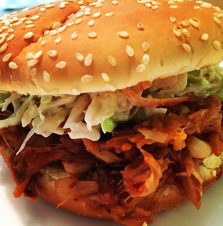 Wagondude's tweet photo. Hey @GordonRamsay here's a Jackfruit pulled "pork" sandwich I whipped up. Thoughts? https://t.co/bhIvGS9jsN