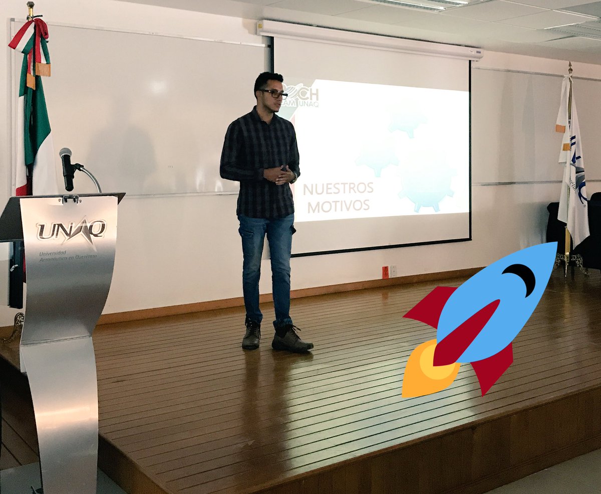 RoChTeamUNAQ's tweet photo. "Hacemos lo que nos gusta y podemos sentir la ingeniería en movimiento, es lo que nos mueve como equipo" #RoChTeam #BeRoch #UNAQ https://t.co/TrAiCpSWVR