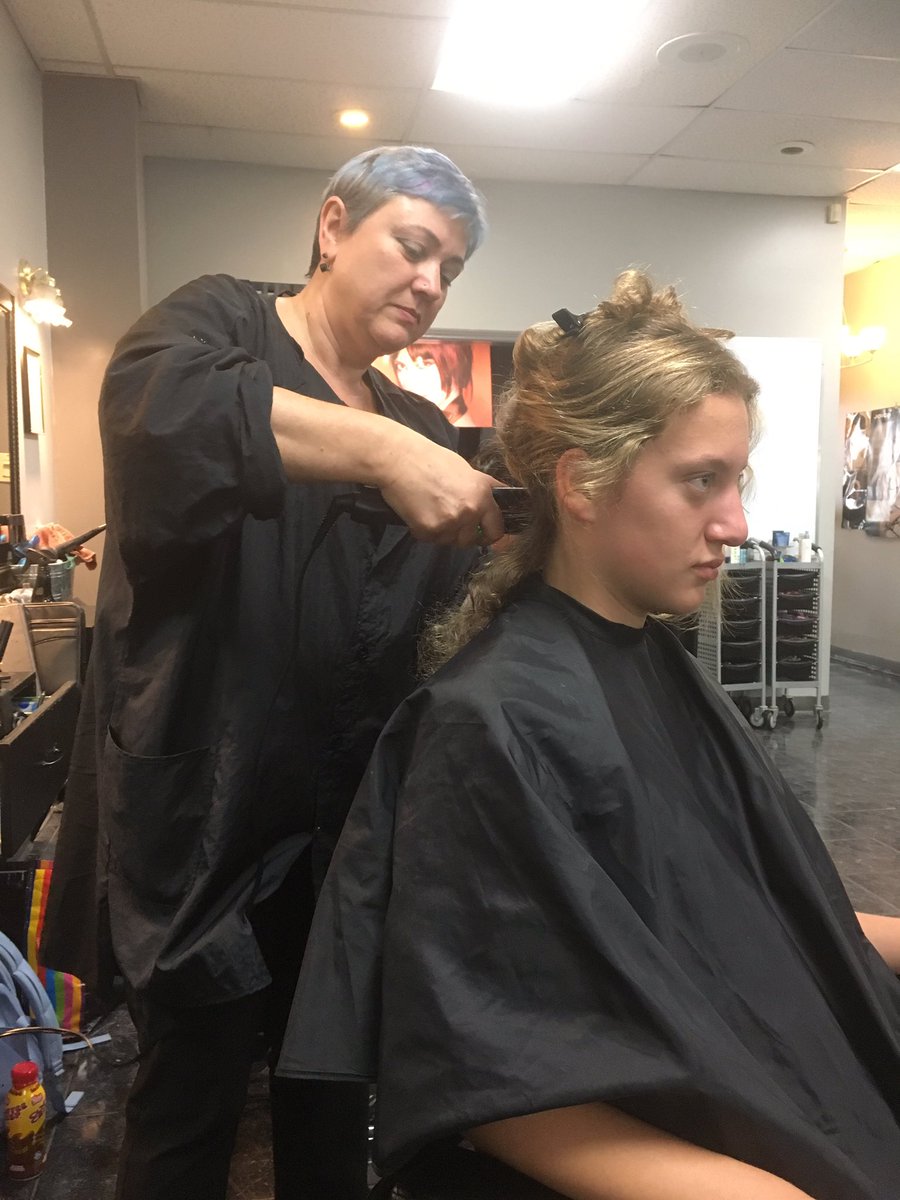 LivingRockHamON's tweet photo. Huge thanks to #Laurenzo's School of Hair Design &amp; Esthetics for styling our models for #artsofaugust fashion show tonight @ParkStGasworks https://t.co/bPpKBD4L4g