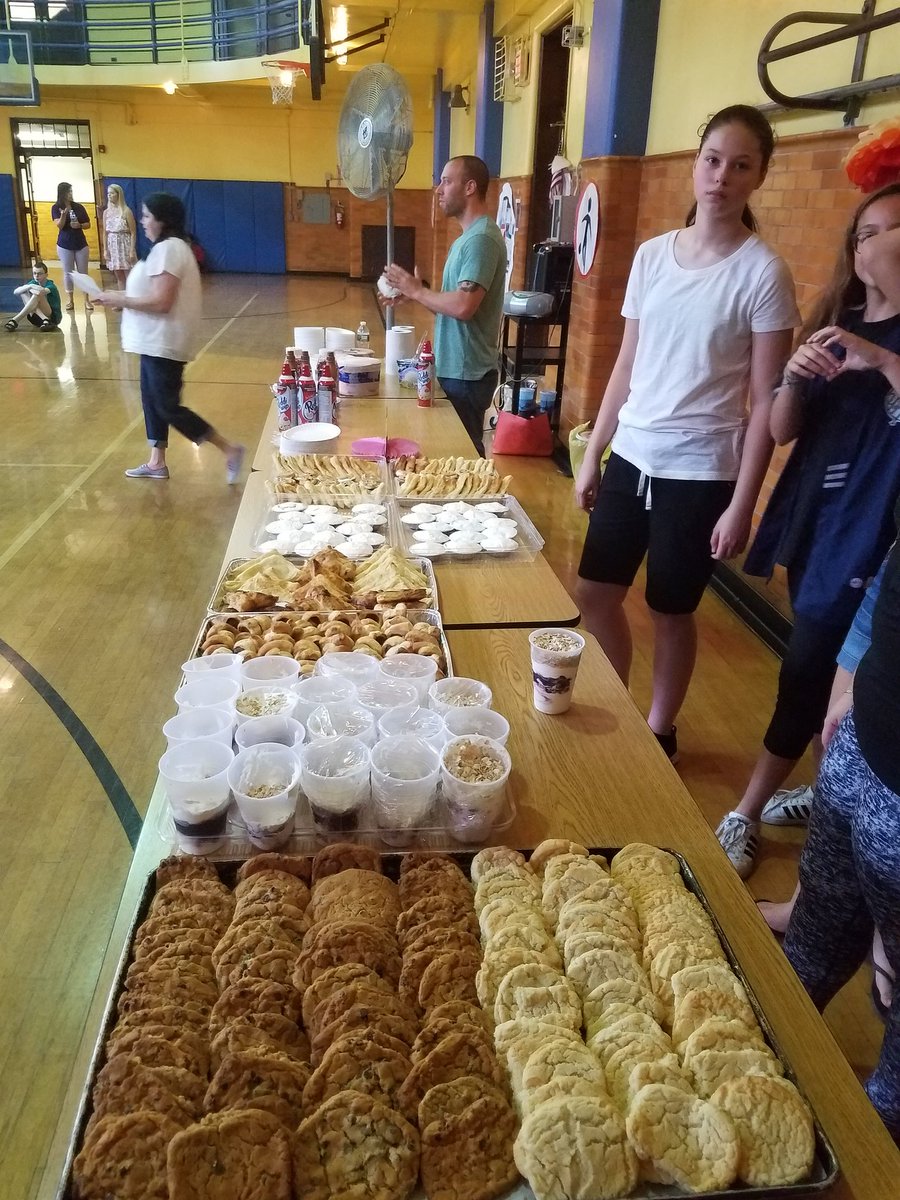_Chef_Monty's tweet image. @WeehawkenTSD End of the program ice cream party #summerenrichmentprogram #weecook lots to eat and enjoy!