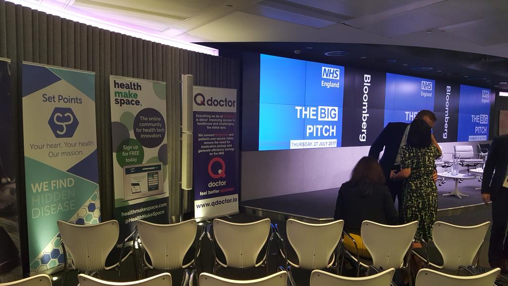 DocMMartin's tweet photo. Set Points Health at Bloomberg's NHS Big Pitch event https://t.co/YHjZFQDJz1