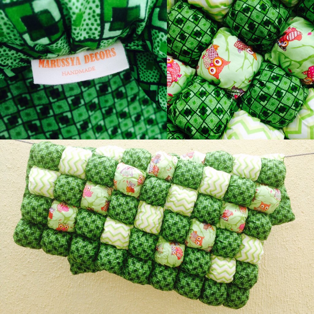 MarussyaDecors's tweet photo. New!New bombon and play mat for your kids.Cute part of your interior decors too #handmadeabuja #playmat  #bombon #nigeriastyle #sewingabuja https://t.co/jGJH2jUTOS