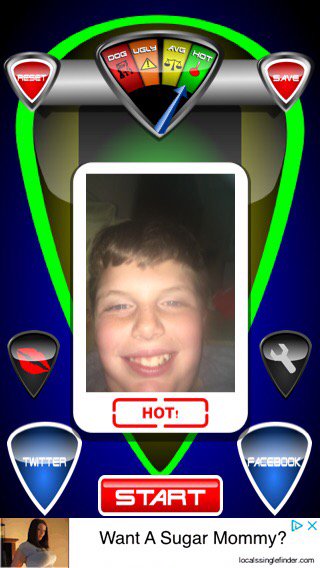 mark_lpenny66's tweet photo. The #HOTOMETER face scanner app has spoken! https://t.co/3N3OVoXnUo