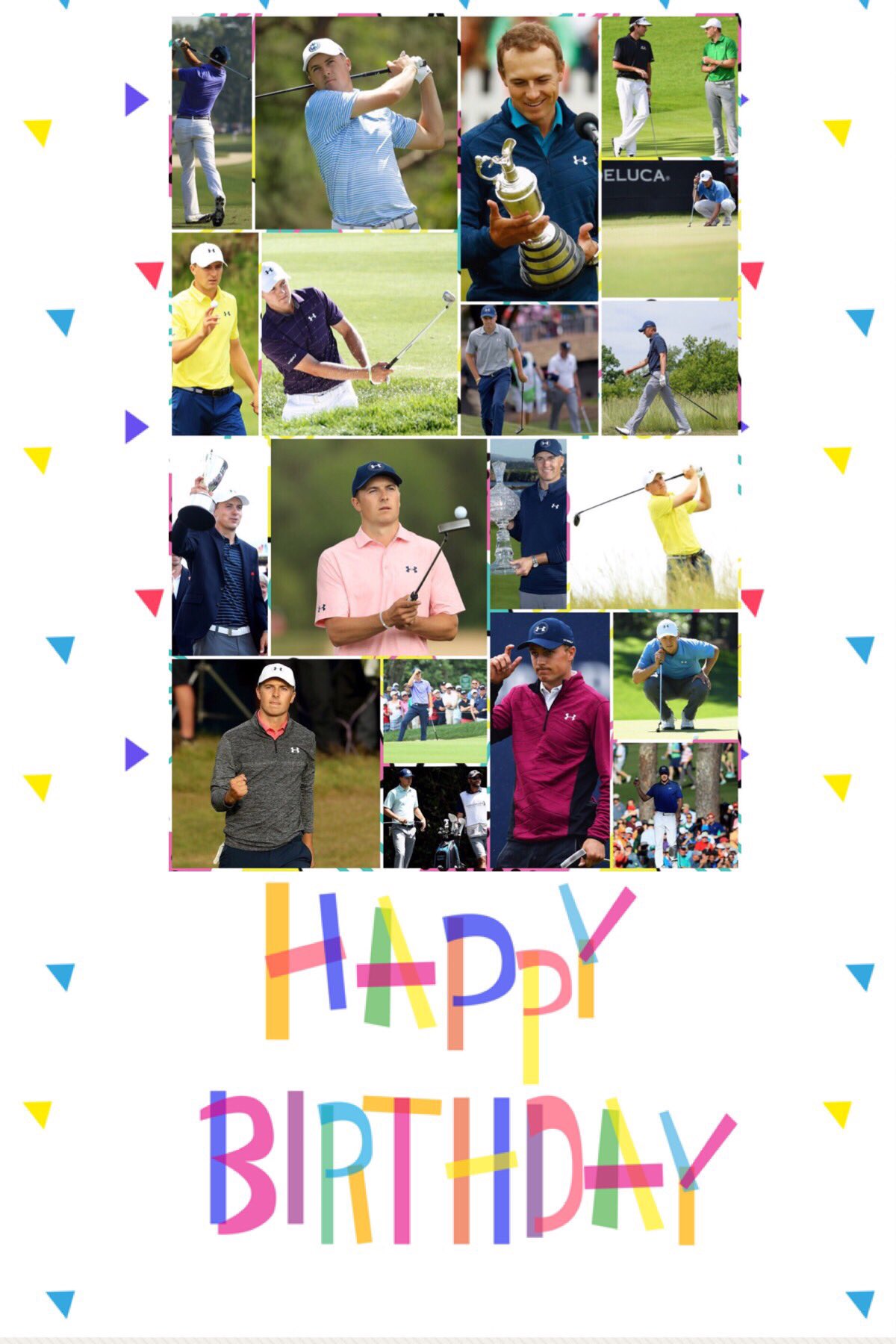 Happy Birthday to one of my favorite golfers, Jordan Spieth!!!  