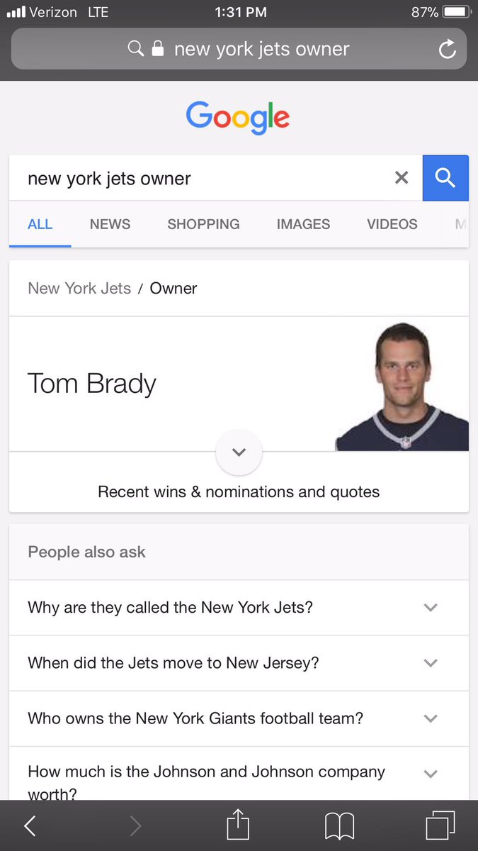 kcid28's tweet photo. @nyjets @NYJetsPR   As a jet fan when someone googles who owns the Jets I don't believe it should be this guy! #epicfail https://t.co/Yq3im43vH8