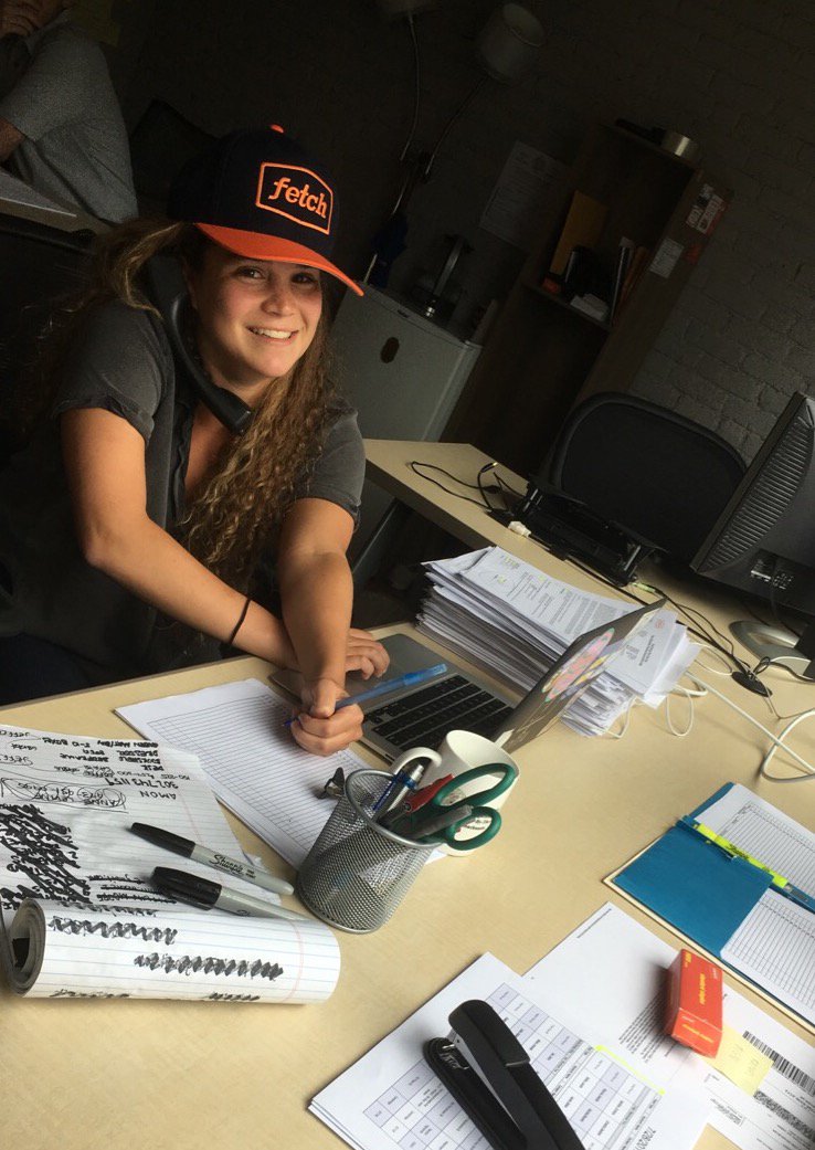 fetchstorage's tweet image. Celebrating #nationalinternday with our tech intern, Emma! Thanks for all the mems! #futureJeffBezos