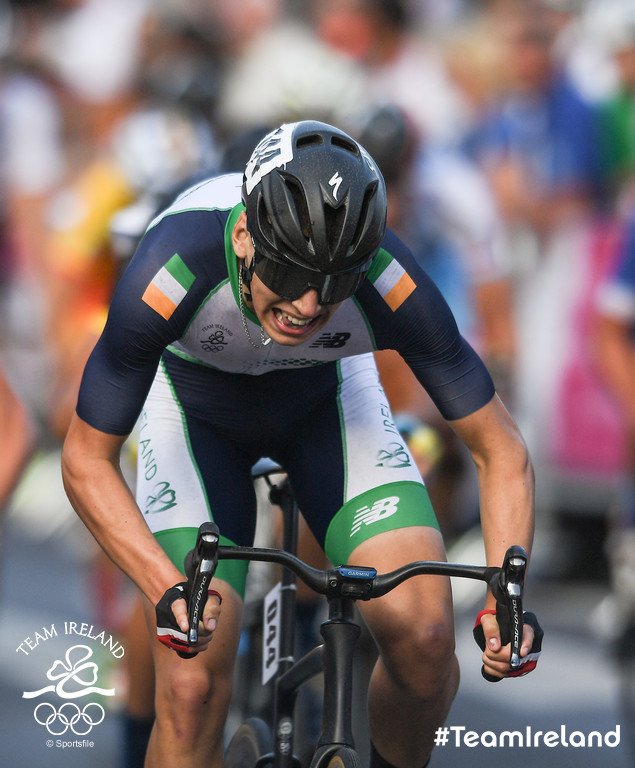 CyclingIreland's tweet photo. REPORT: Shay Donley finishes 8th matching Maeve Gallagher's top ever Irish road race result at the #eyofgyor2017 https://t.co/DxlqFP5AZX https://t.co/HgpXuiHw57