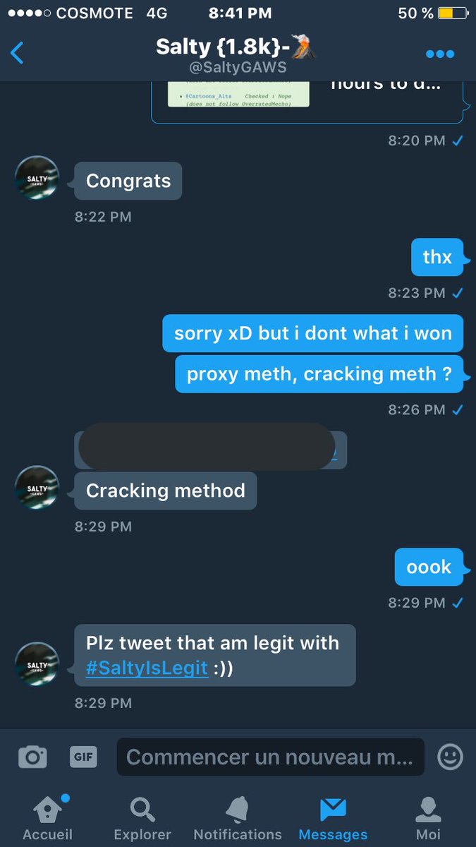 SombreWilliam's tweet photo. @SaltyGAWS is legit #SaltyIsLegit https://t.co/NHcfiFLSHR