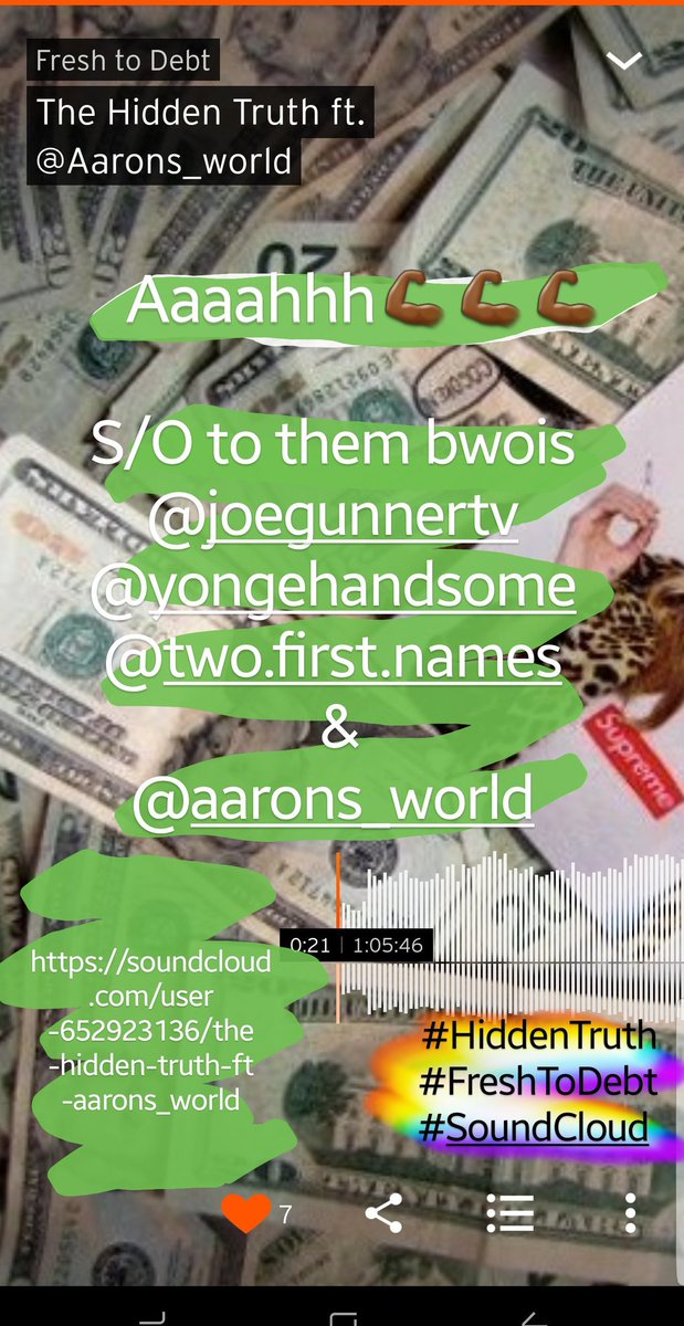 TorontoIsMine's tweet photo. Listen to The #HiddenTruth ft. @Aarons_world by #FreshtoDebt #np on #SoundCloud
https://t.co/z6KXG78hY0 https://t.co/q0o6WrKnGV