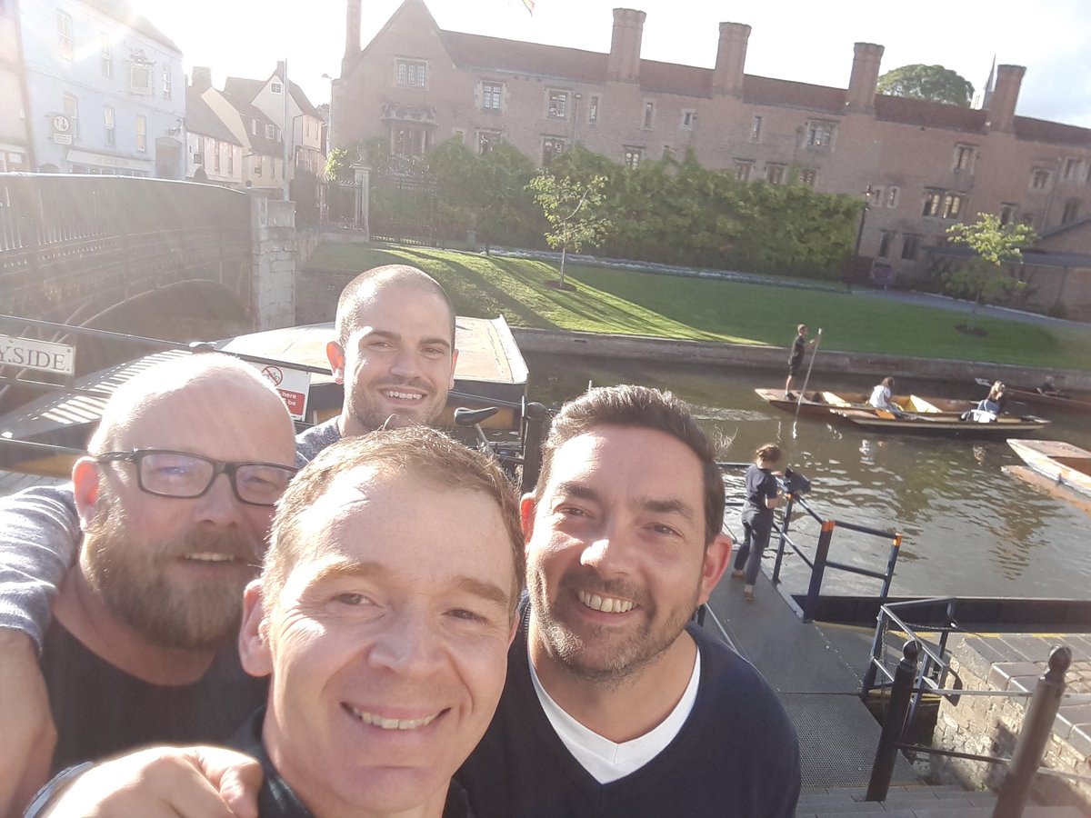 BaxiScott's tweet photo. Baxi Boys on tour.... #Cambridge https://t.co/TYtYiDQTpq