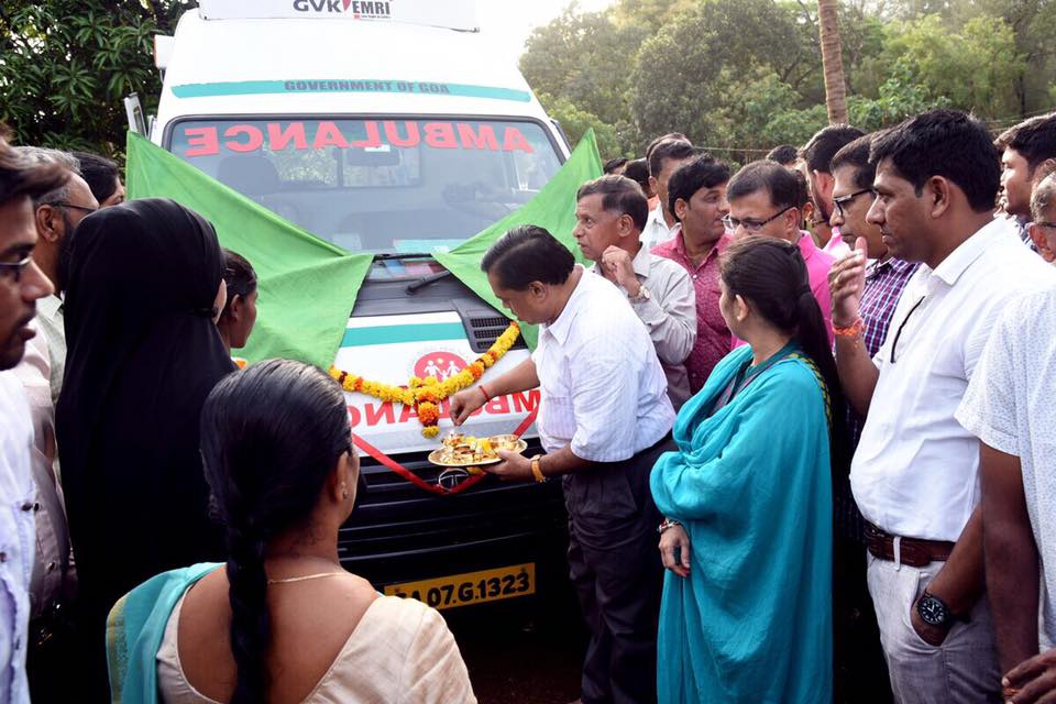 #Valpoi gets a new 108 being commissioned by our chairperson Parveen, special moments.