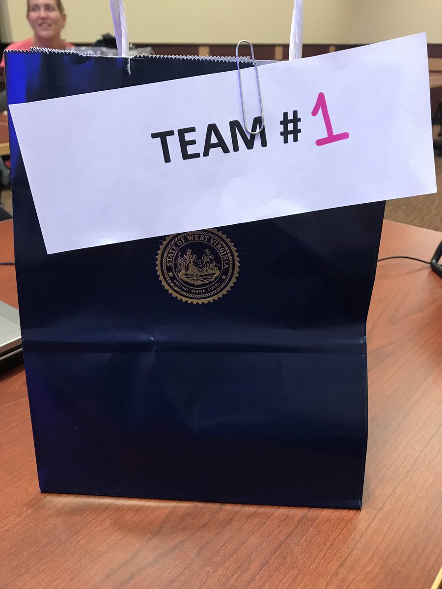 megan452's tweet photo. Team 1 is going to win! #Team1 #TheBestTeam @InfusingTechWV @wvcpdwvcpd #itechwv https://t.co/Qj4gKrmG8E