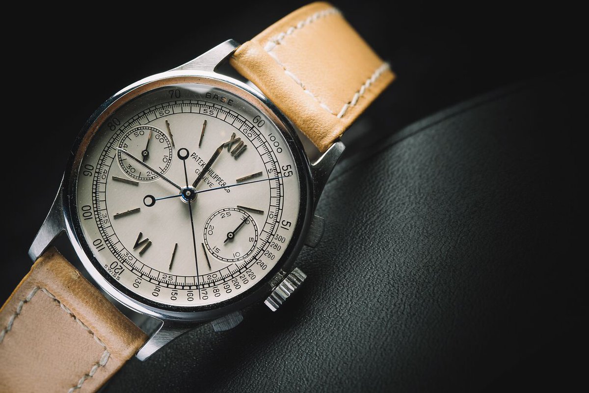 hautetime's tweet photo. Talking about a powerhouse of a vintage watch! The Remarkable #PatekPhilippe ref.1436 #SplitSeconds #Chronograph
  https://t.co/SzL5f2ckls https://t.co/qxu4ygul6A
