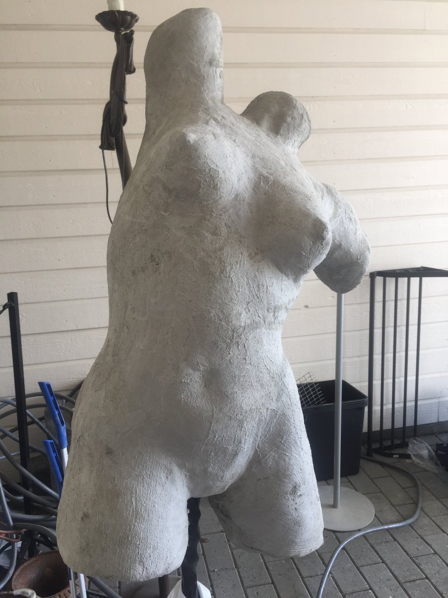 My first Torso, concreting