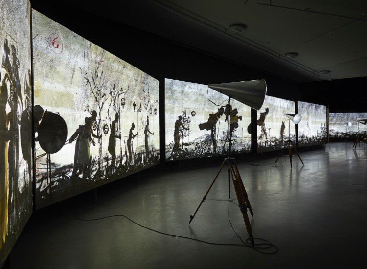 TheCAN_art's tweet photo. Artist William Kentridge exhibition in Salzburg, at museum der moderne!  #sabineBreitwieser @_TheWhitechapel
https://t.co/gjTvTz4OBD https://t.co/i9s1zIKCm8