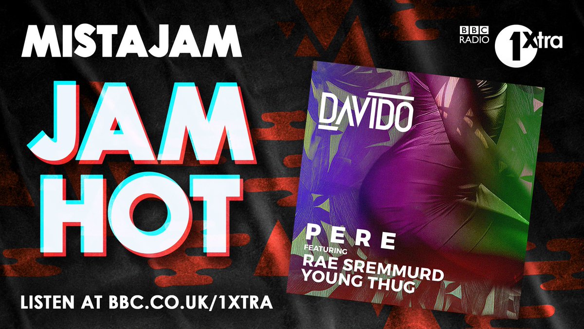 1Xtra's tweet photo. 🚀 @iam_Davido teams up with @RaeSremmurd &amp; @youngthug on his new one! Hear it as tonight's #JamHot @mistajam

👉🏾 https://t.co/rxBLuRopxq https://t.co/iK937o42OT