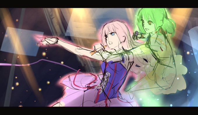 深夜のワンドロ
「ライオン -シェリル・ノーム & What 'bout my star? -ランカ・リー」 