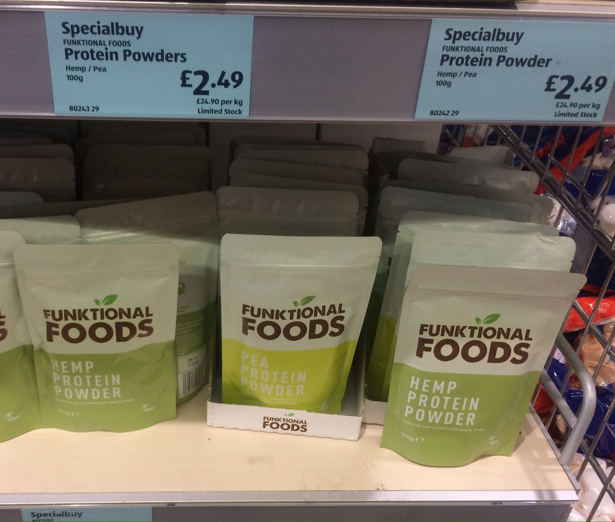 nutritiousfig's tweet photo. @AldiUK Help!  I can buy your amazing @FunktionalFoods range in #Margate but it's not available in #Colchester, is that going to change? https://t.co/FdGUlPNZGZ