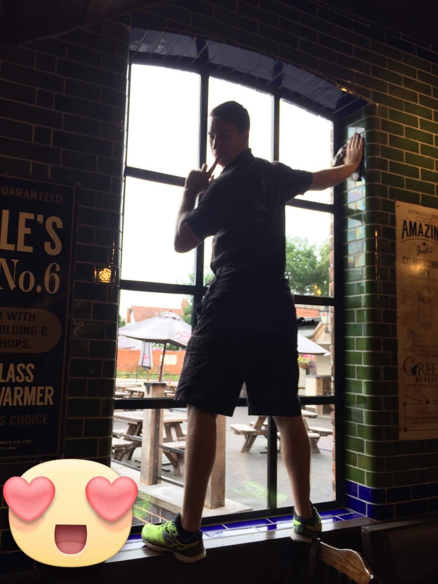 Also got sent this today!!!! By another #windowcleaner #why? #campwindowcleaning #cleaning #Uk #namethepose? #windowcleaning