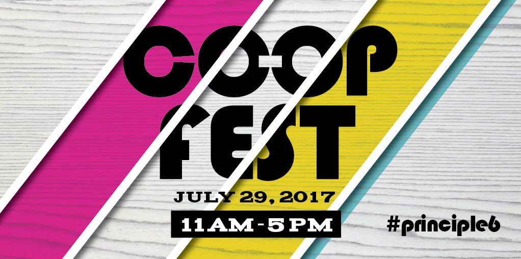 Two more sleeps til #CoopFest2017! Come by Sat 11-5 &amp; indulge in beer, music, food, and co-operation!! #principle6 facebook.com/events/3230838…
