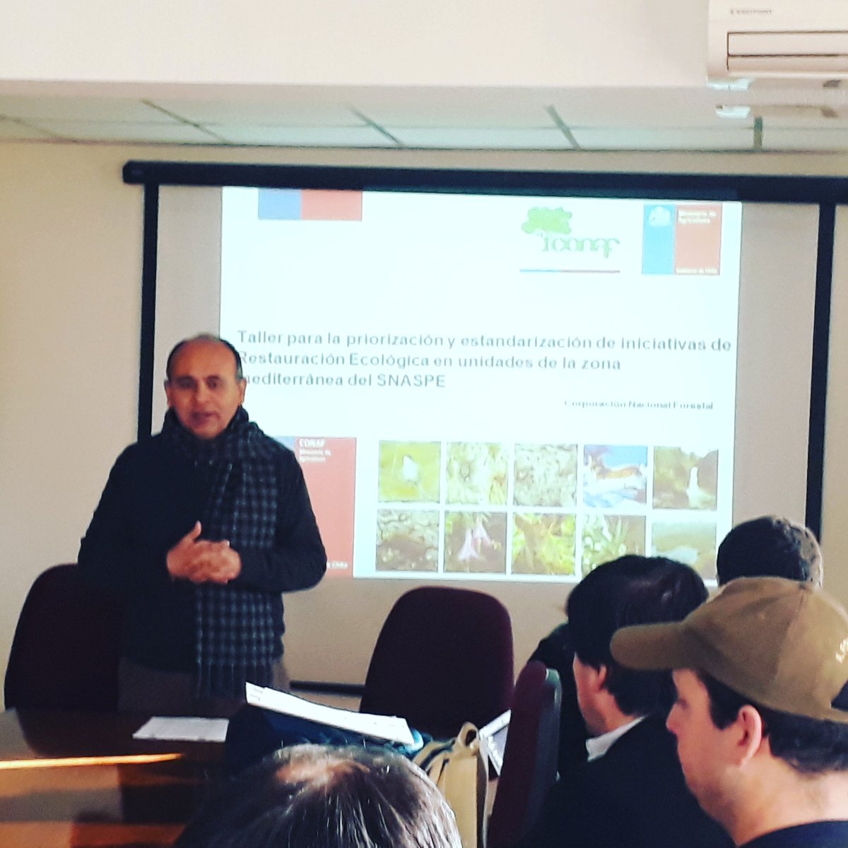 FeSaezQuintana's tweet photo. Taller de restauración ecología post incendios forestales @conaf_minagri @CONAFBiobio #restauración #conservation #ParqueNacional https://t.co/W6tpZcMXWw
