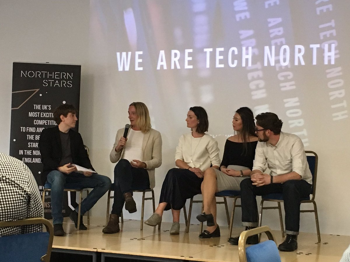 ceribatchelder's tweet photo. .@KaneFulton interviews the panel: Sam @thefloowltd - #digital businesses can't grow in isolation, need to build the ecosystem #TNshowcase https://t.co/BqPByLUv8Z