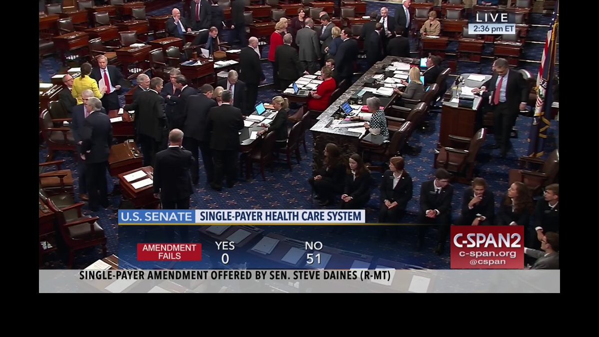 RulingVenus's tweet image. ‼️Happening now-vote on Single Payer Healthcare System, on C-Span2 Another party-line vote. Just hit 51 "No" #SaveACA #FixACA #HeroesResist