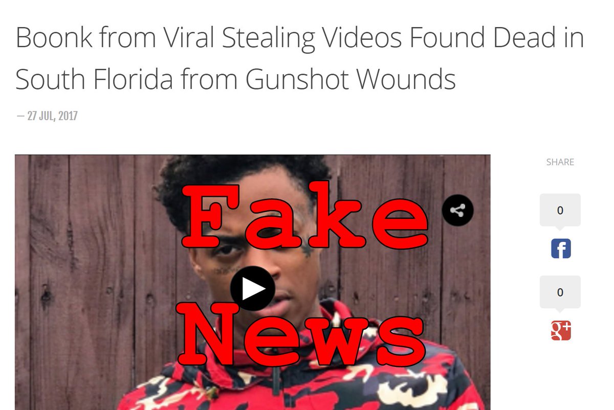 LeadStoriesCom's tweet photo. Fake News: Boonk NOT Found Dead In South Florida From Gunshot Wounds
https://t.co/O42BE3rtMq
#hoax #boonk #ripboonk #fakenes https://t.co/lum574fk6G