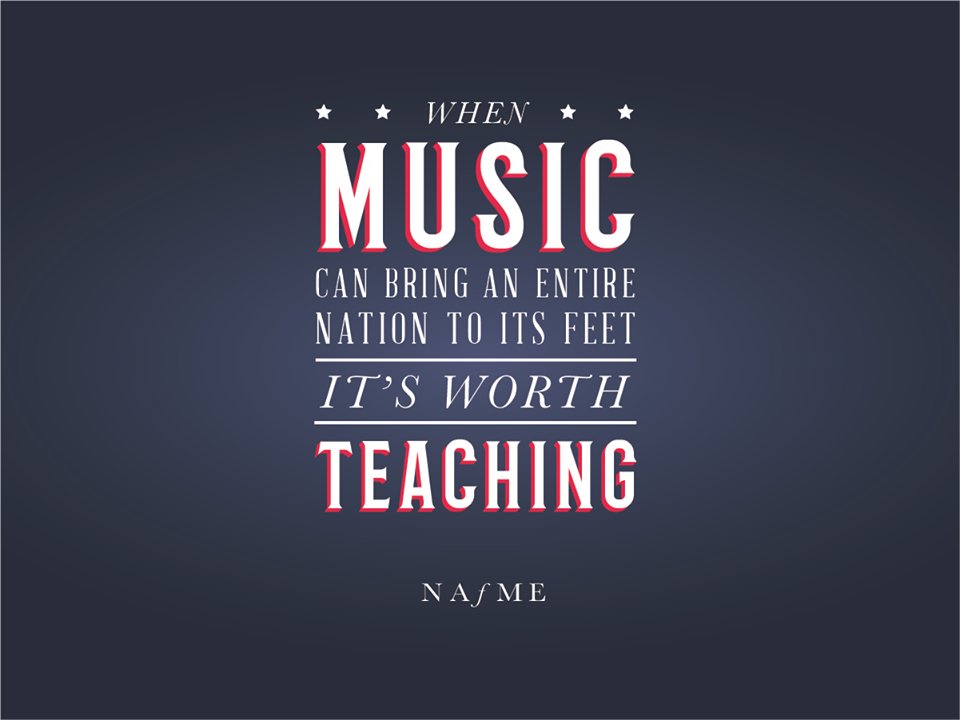 NAfME's tweet photo. Do you agree? Please retweet! https://t.co/noGbWlWYcu https://t.co/fdZ4gBWoXD