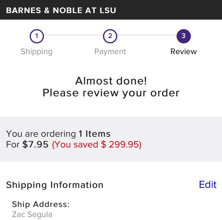 ZacharyTheGr8's tweet photo. Possible Glitch on LSU bookstore website. Getting Free beats by Dre. See pics below. Don't be selfish Retweet to pass it along. 🎧🔌🤷🏻‍♂️ https://t.co/jDjBDo4eqY